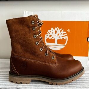 Timberland NEW Women’s Authentic Mid Warm Waterproof Boot Size 8.5 Wide #250930